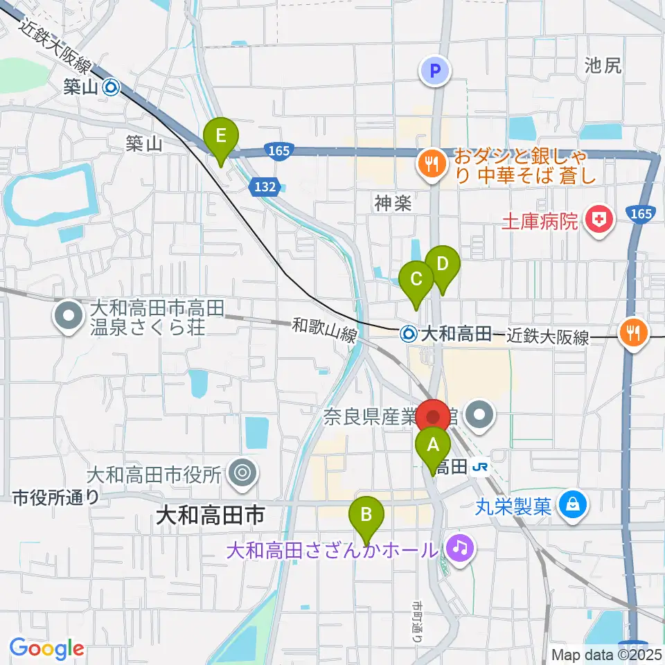 Music Salon Nakagawa周辺のホテル一覧地図