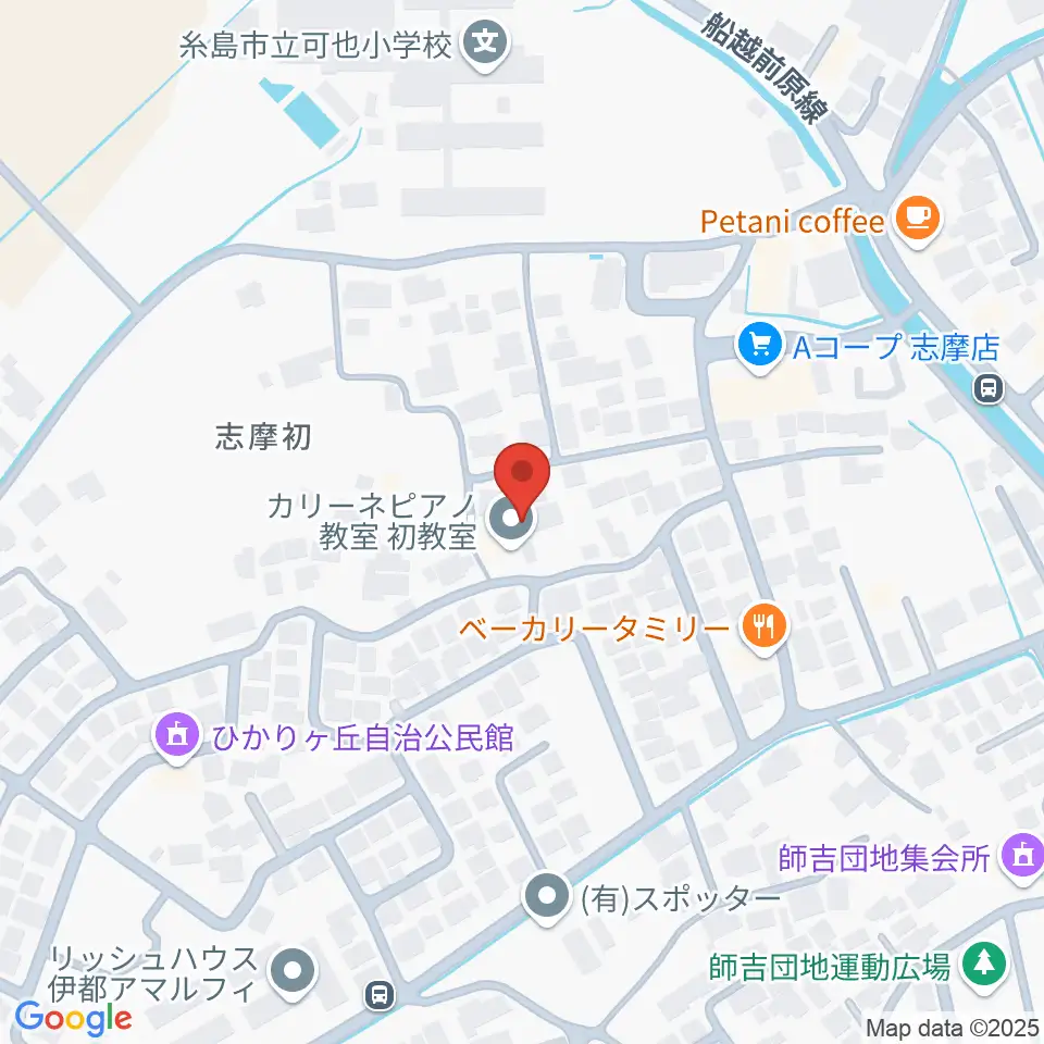 カリーネピアノ教室周辺のホテル一覧地図