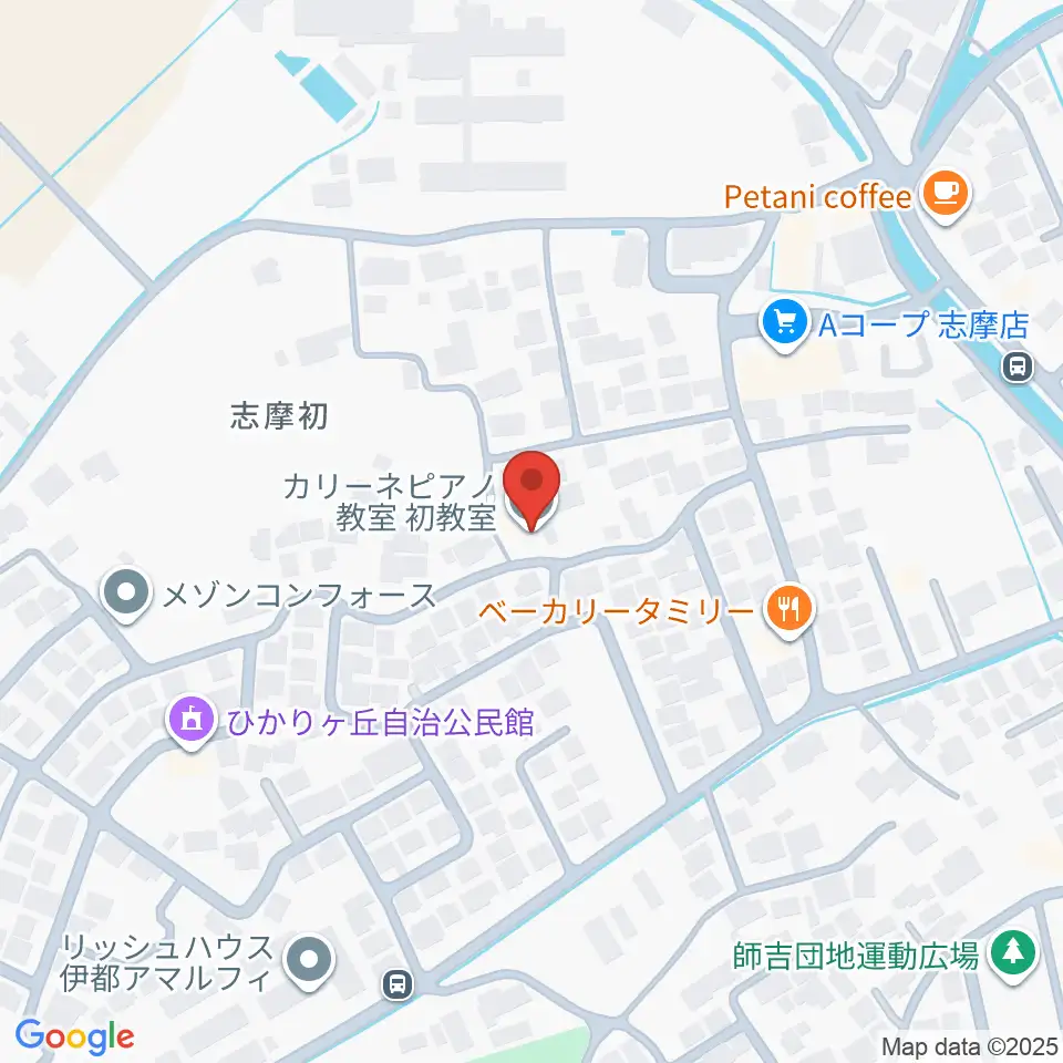 カリーネピアノ教室周辺のホテル一覧地図