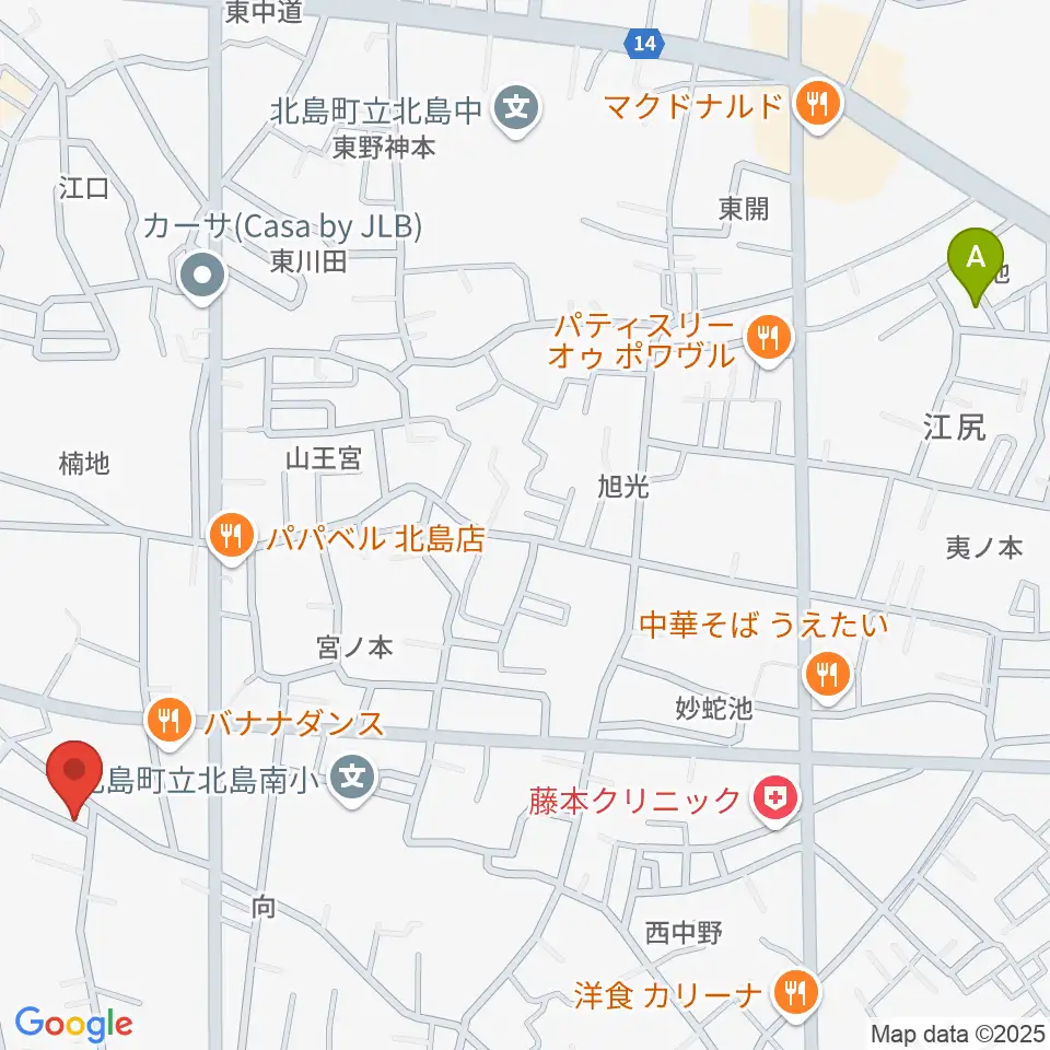 ドライブギターズ周辺のホテル一覧地図