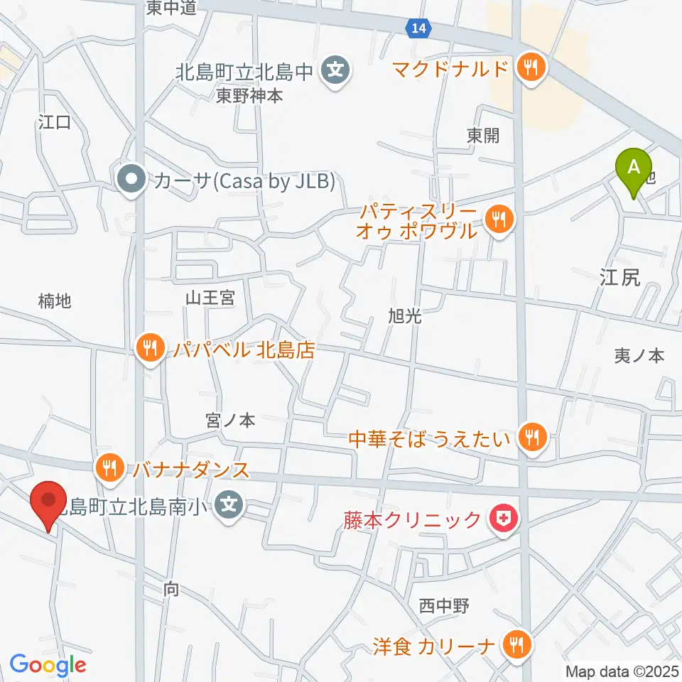 ドライブギターズ周辺のホテル一覧地図