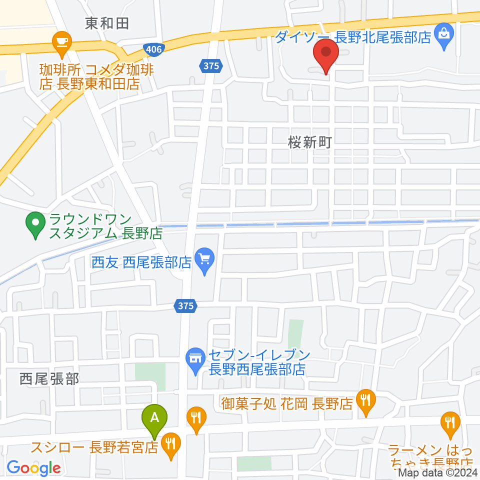 TAKE ONE周辺のホテル一覧地図