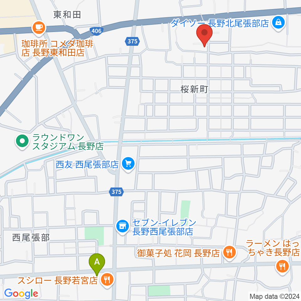 TAKE ONE周辺のホテル一覧地図