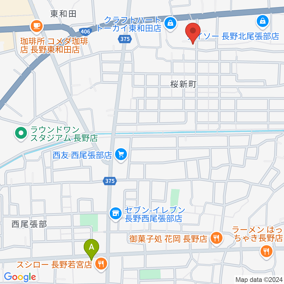 TAKE ONE周辺のホテル一覧地図