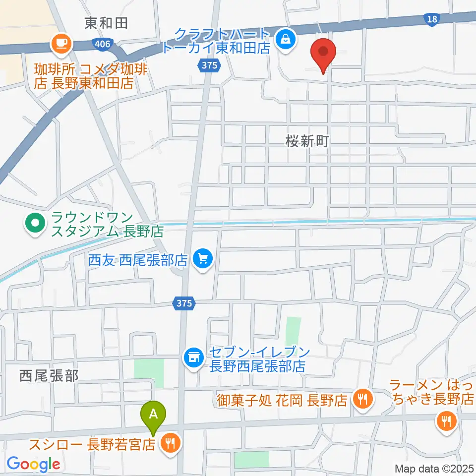 TAKE ONE周辺のホテル一覧地図