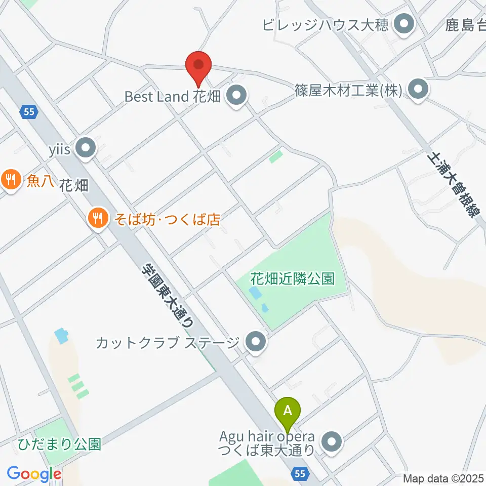アーデン音楽館 花畑教室周辺のホテル一覧地図