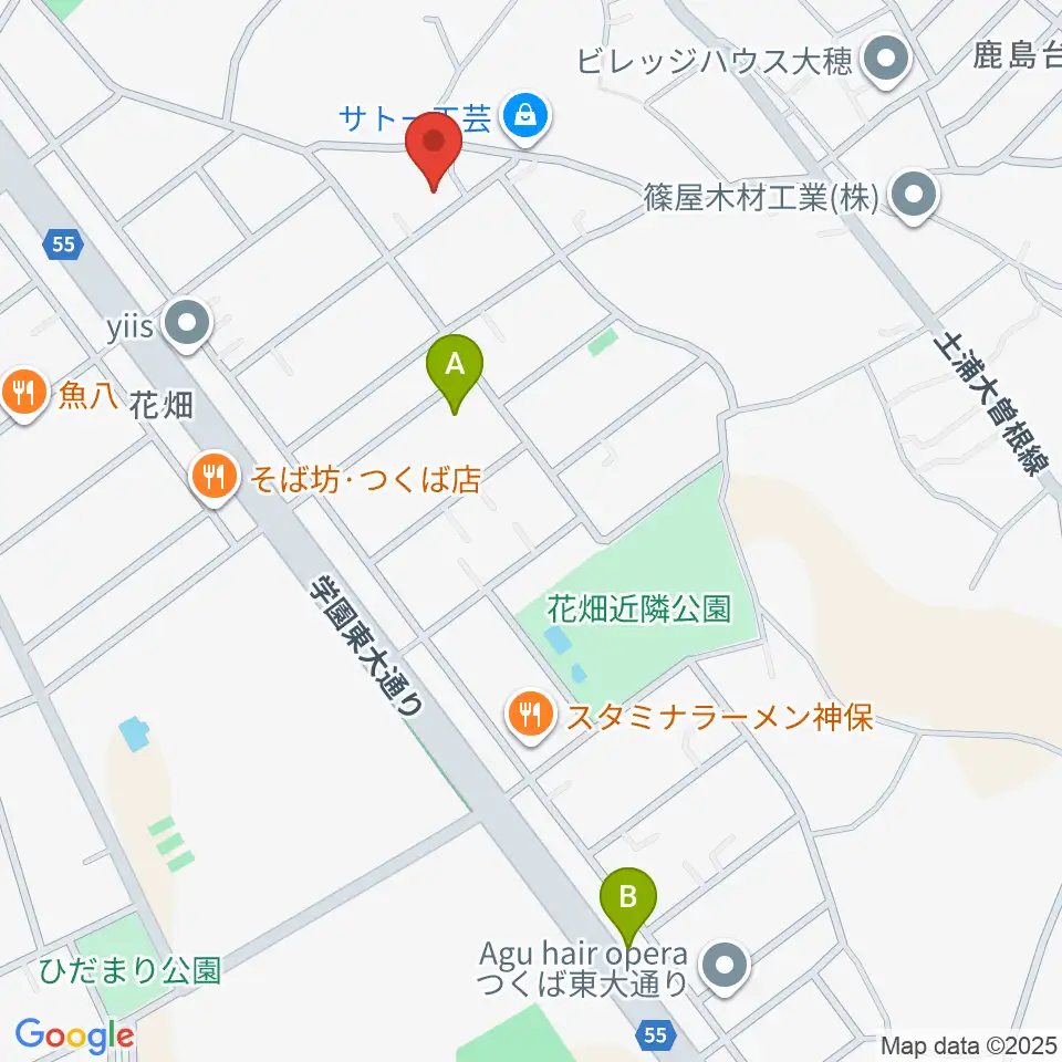 アーデン音楽館 花畑教室周辺のホテル一覧地図
