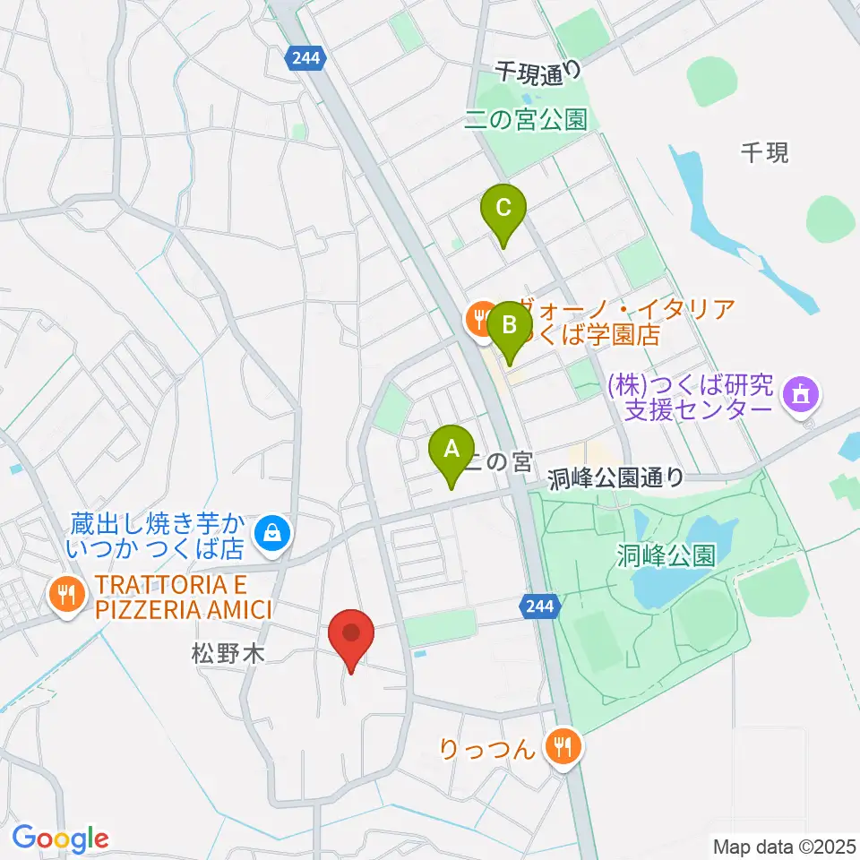 しょうじ音楽教室周辺のホテル一覧地図