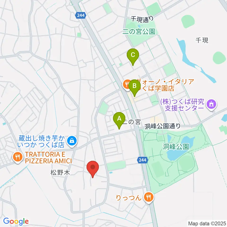 しょうじ音楽教室周辺のホテル一覧地図