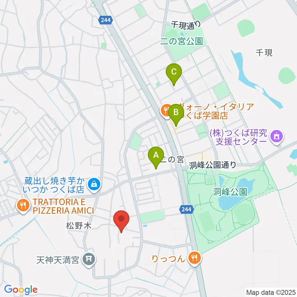 しょうじ音楽教室周辺のホテル一覧地図