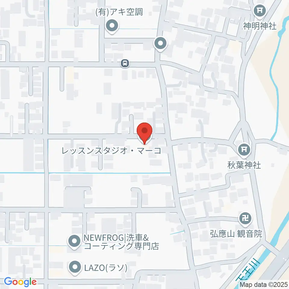 レッスンスタジオ・マーコ周辺のホテル一覧地図