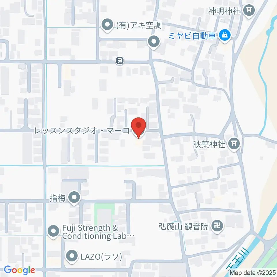 レッスンスタジオ・マーコ周辺のホテル一覧地図