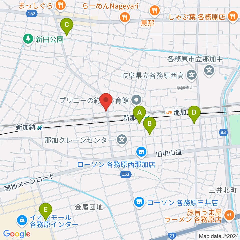 シャルテ音楽教室周辺のホテル一覧地図