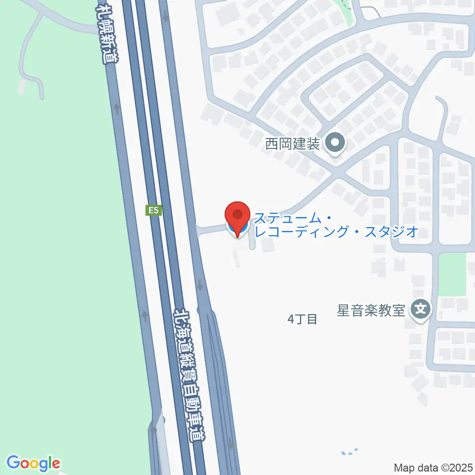 札幌ステュームスタジオ周辺のホテル一覧地図