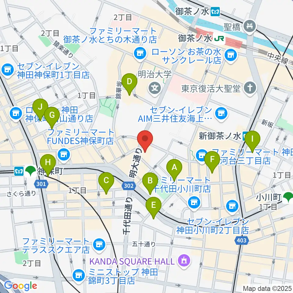 クロサワ楽器ドクターサウンド周辺のホテル一覧地図