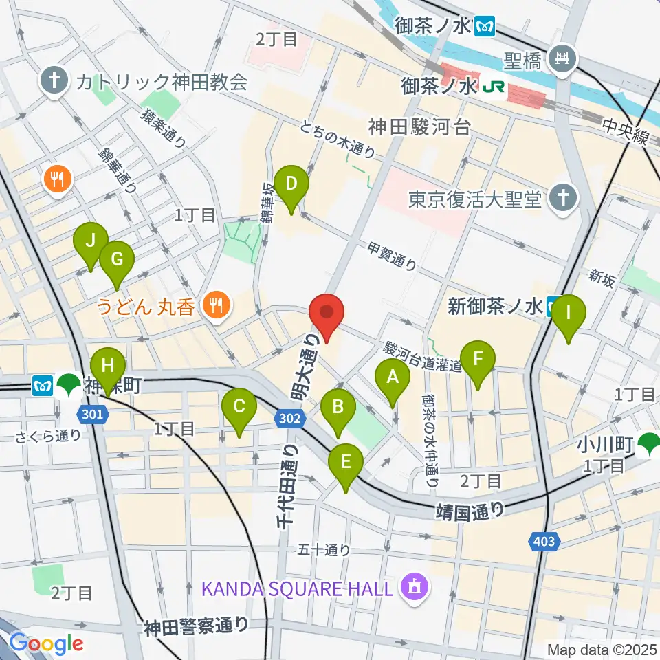 クロサワ楽器ドクターサウンド周辺のホテル一覧地図