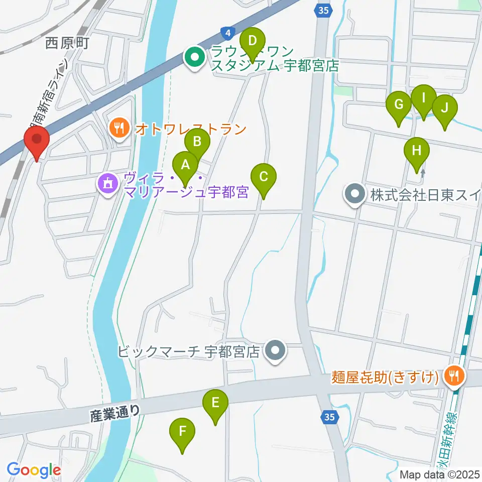 シーズ・ミュージックスクール周辺のホテル一覧地図