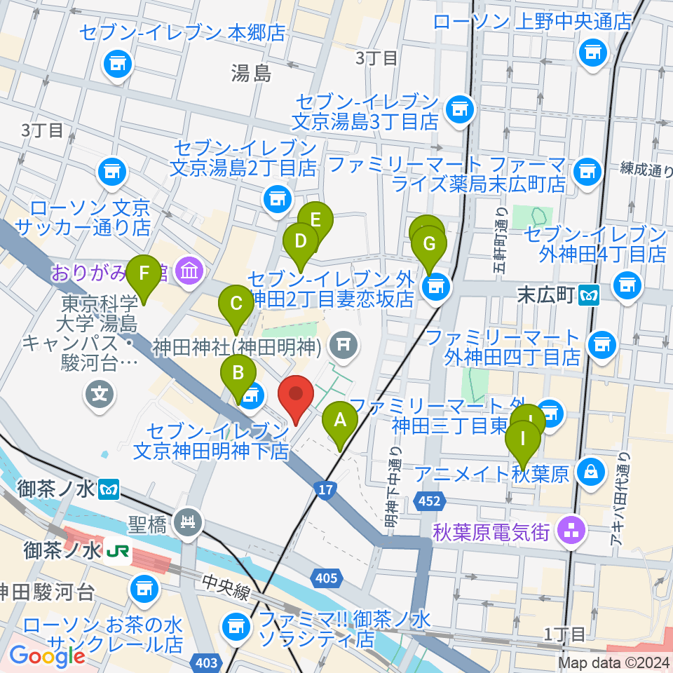 メディア・カーム周辺のホテル一覧地図