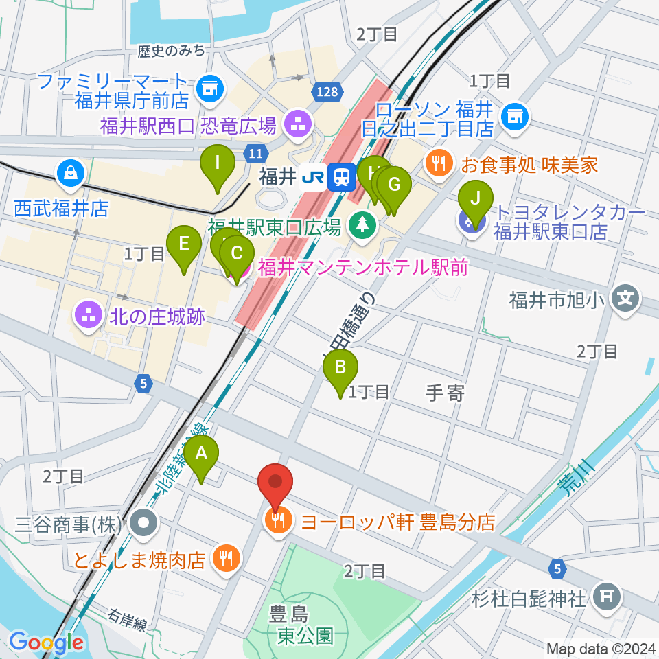 Salsa Lab周辺のホテル一覧地図