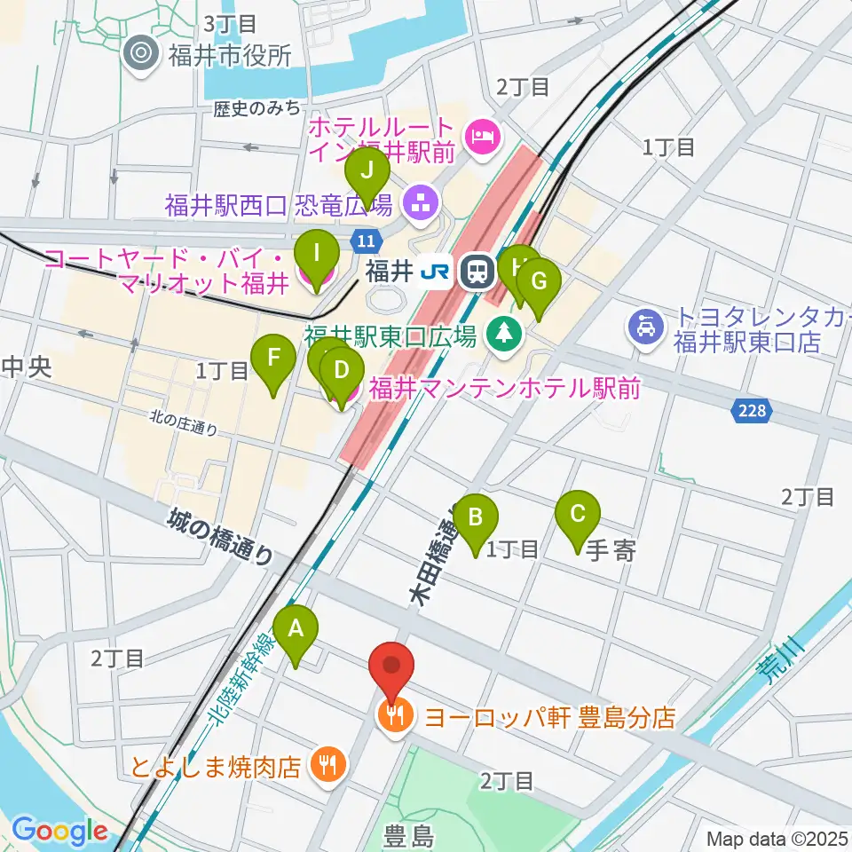 Salsa Lab周辺のホテル一覧地図