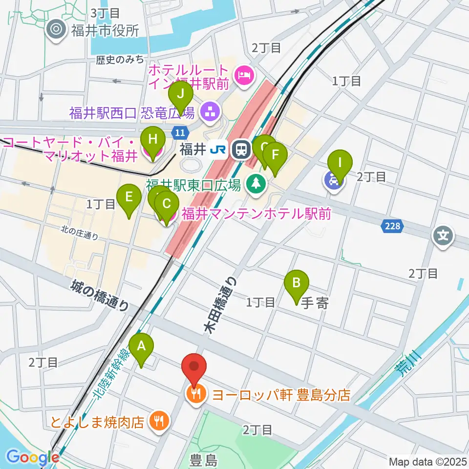 Salsa Lab周辺のホテル一覧地図