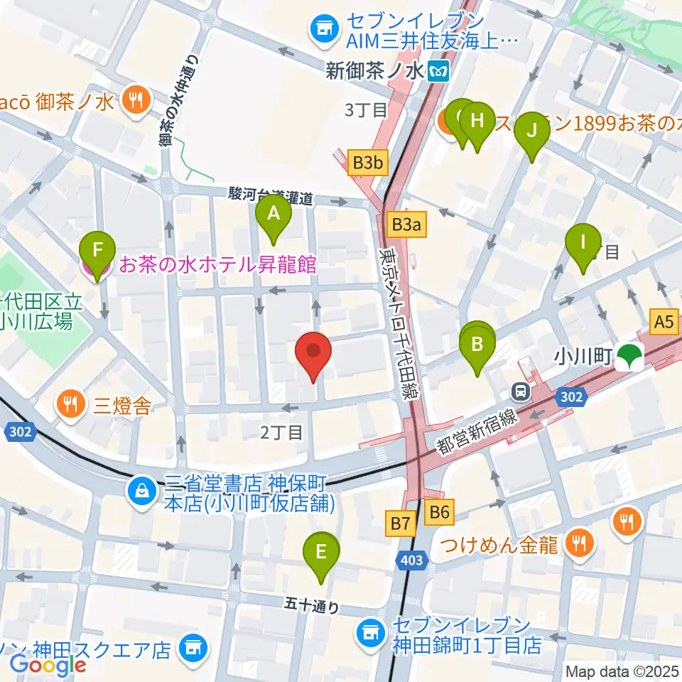 ウッドマンお茶の水店周辺のホテル一覧地図