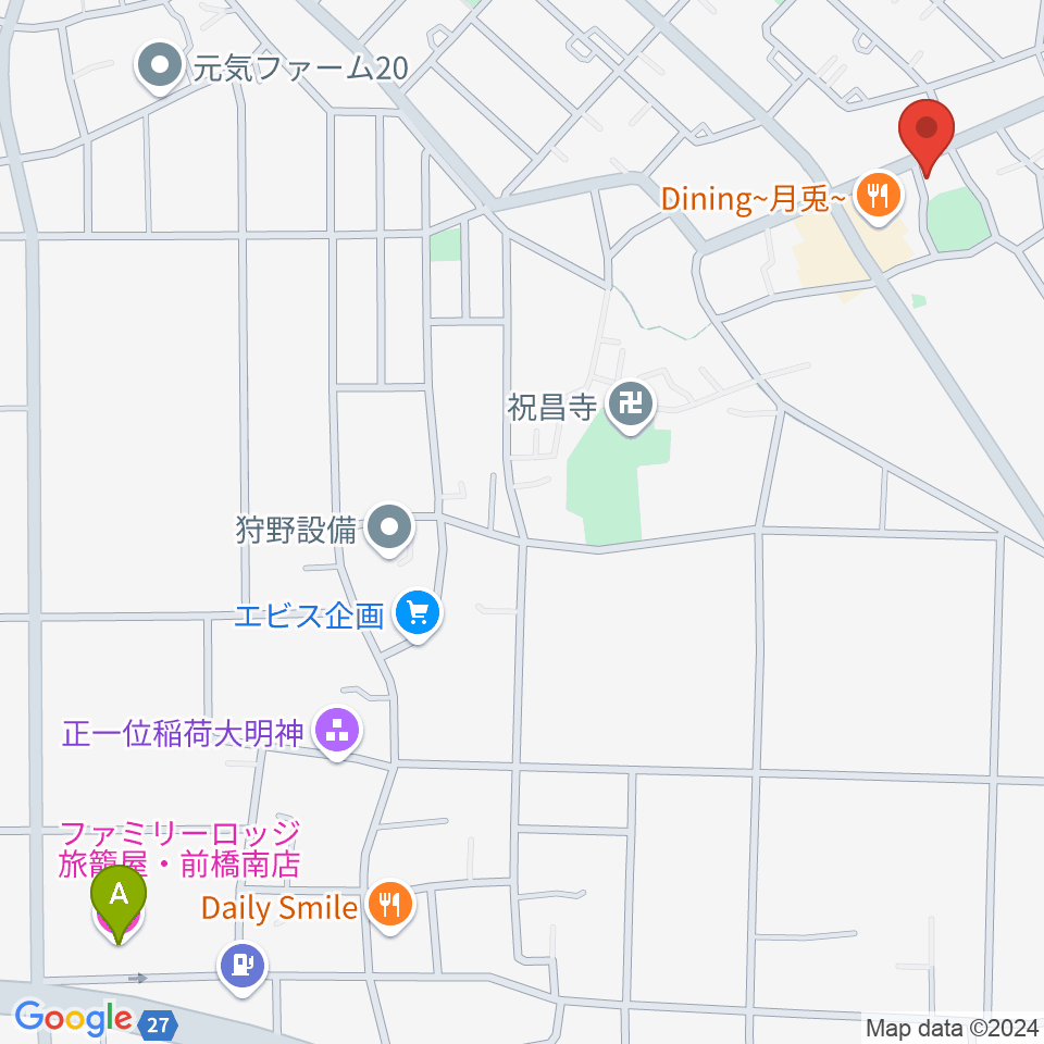 ヴィエナピアノ教室・フルート教室周辺のホテル一覧地図