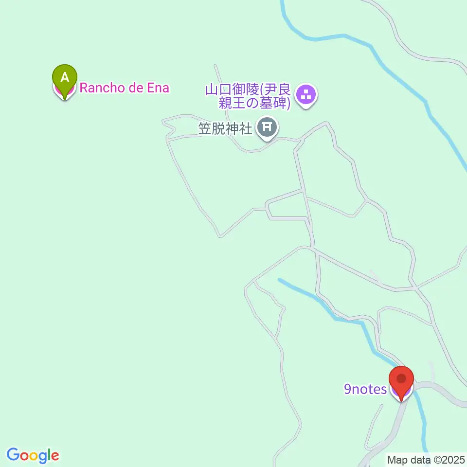 9notes ギター工房周辺のホテル一覧地図