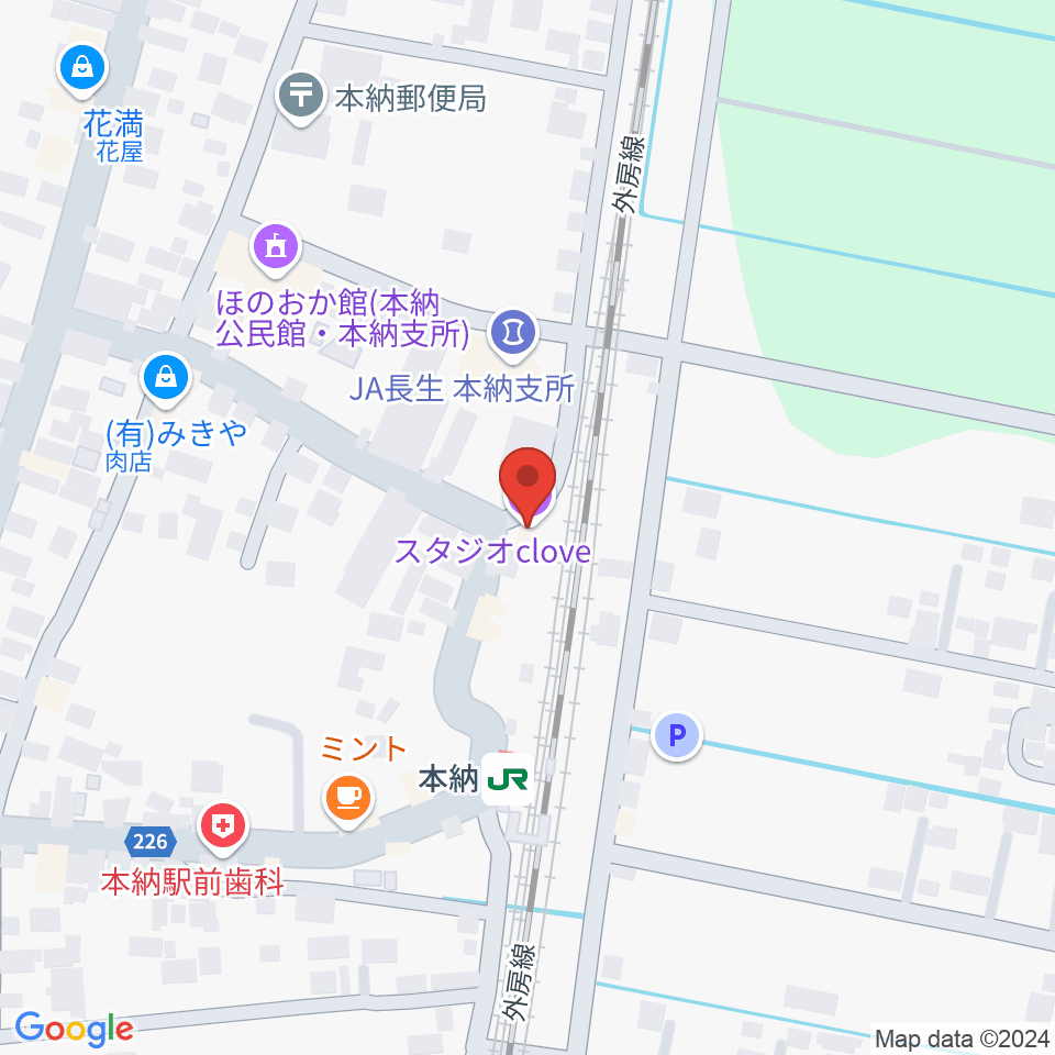 Studio Clove周辺のホテル一覧地図