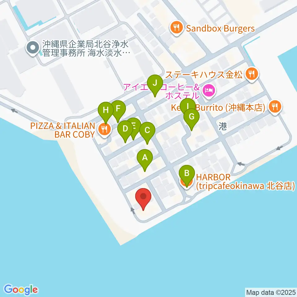 サンセットミュージックスクール周辺のホテル一覧地図