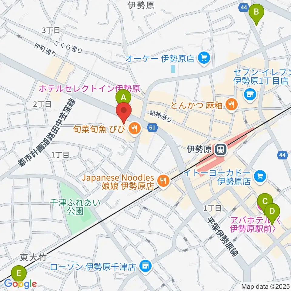 Box Plus周辺のホテル一覧地図