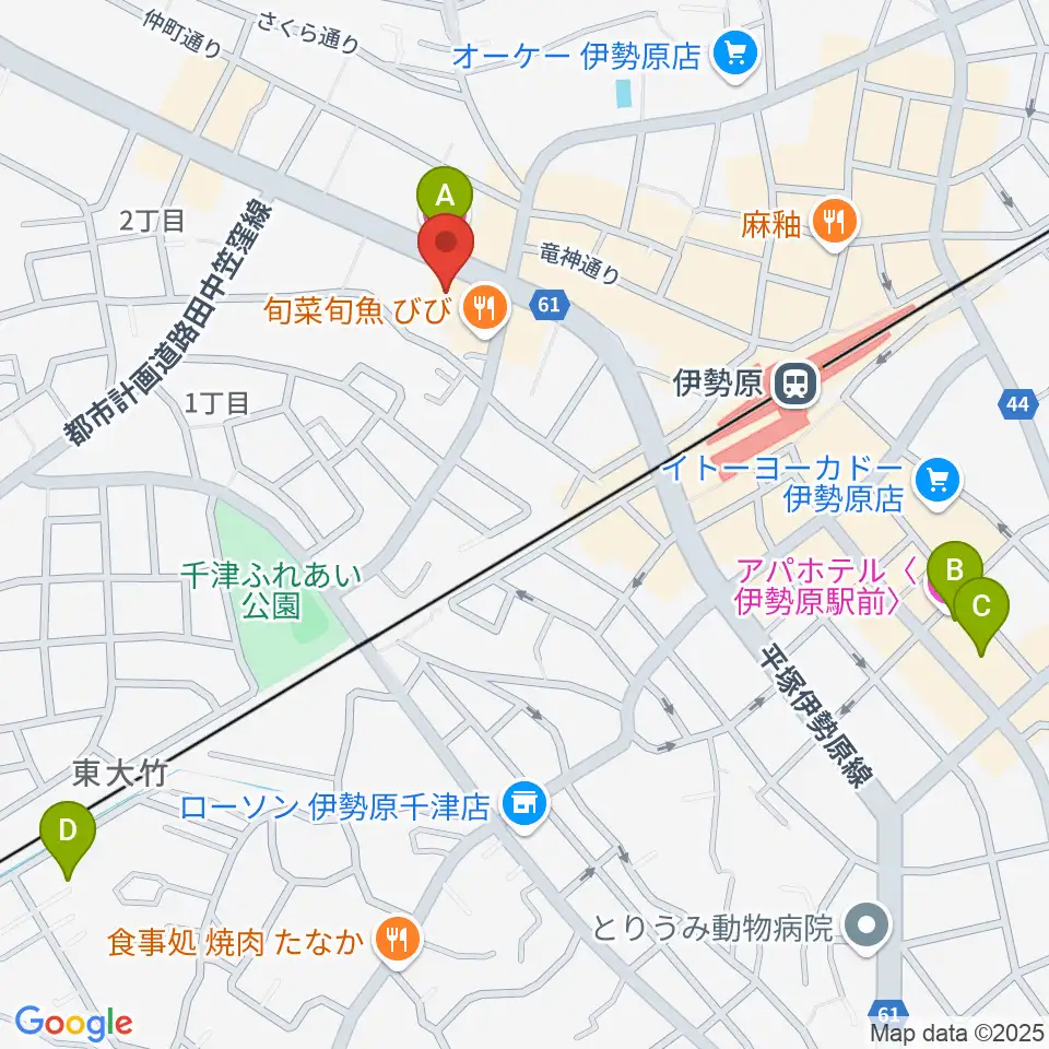 Box Plus周辺のホテル一覧地図