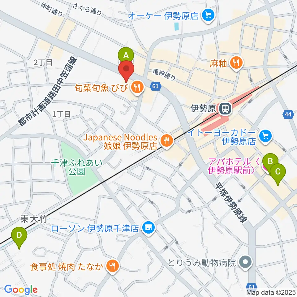 Box Plus周辺のホテル一覧地図