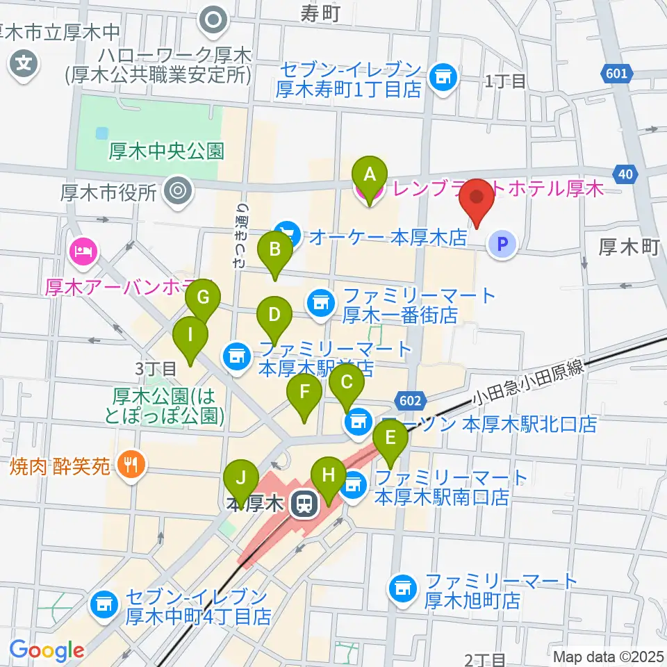 SEAL MUSIC SCHOOL周辺のホテル一覧地図