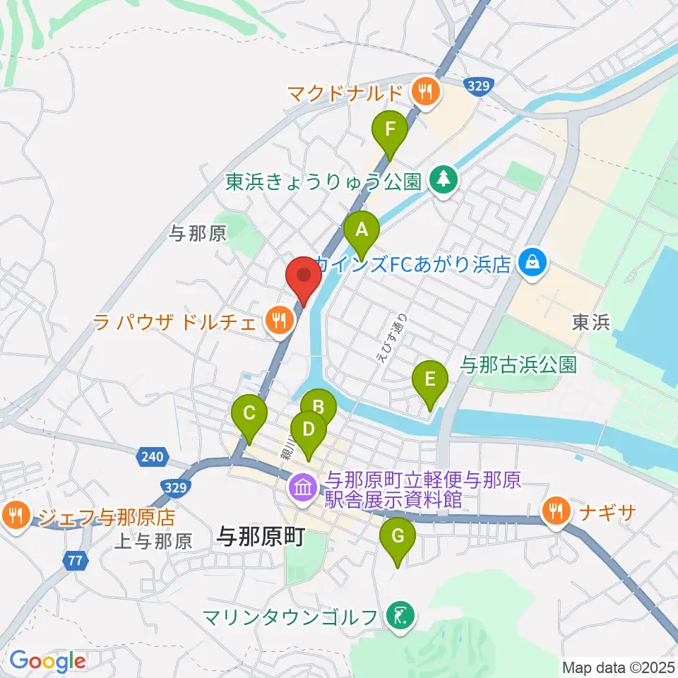 SOUNDSGROW周辺のホテル一覧地図