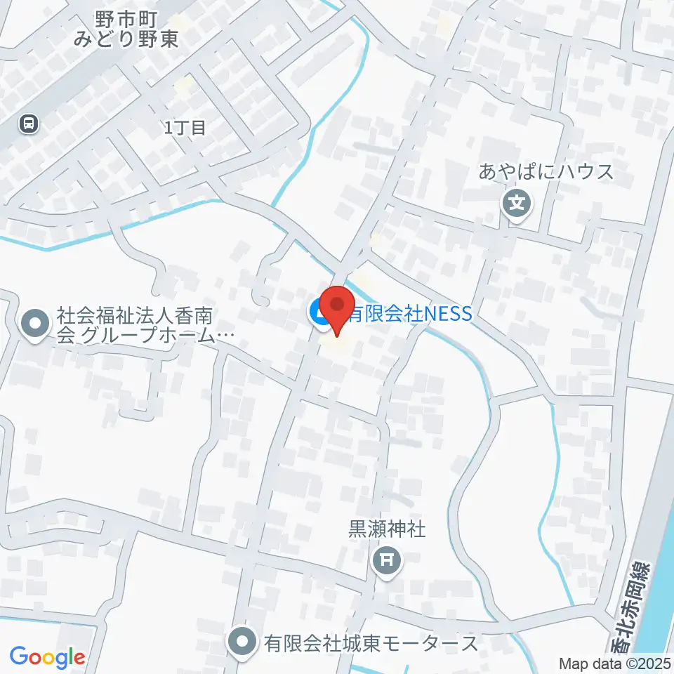 有限会社ネス・スタジオ周辺のホテル一覧地図