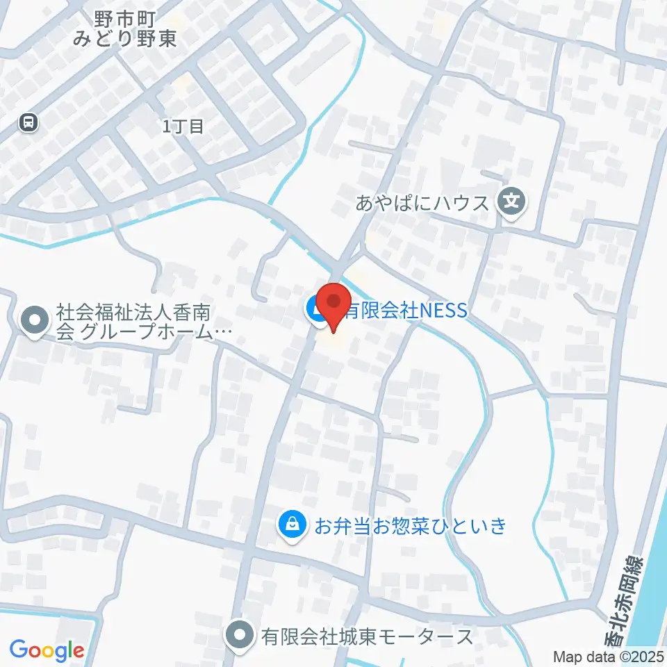 有限会社ネス・スタジオ周辺のホテル一覧地図