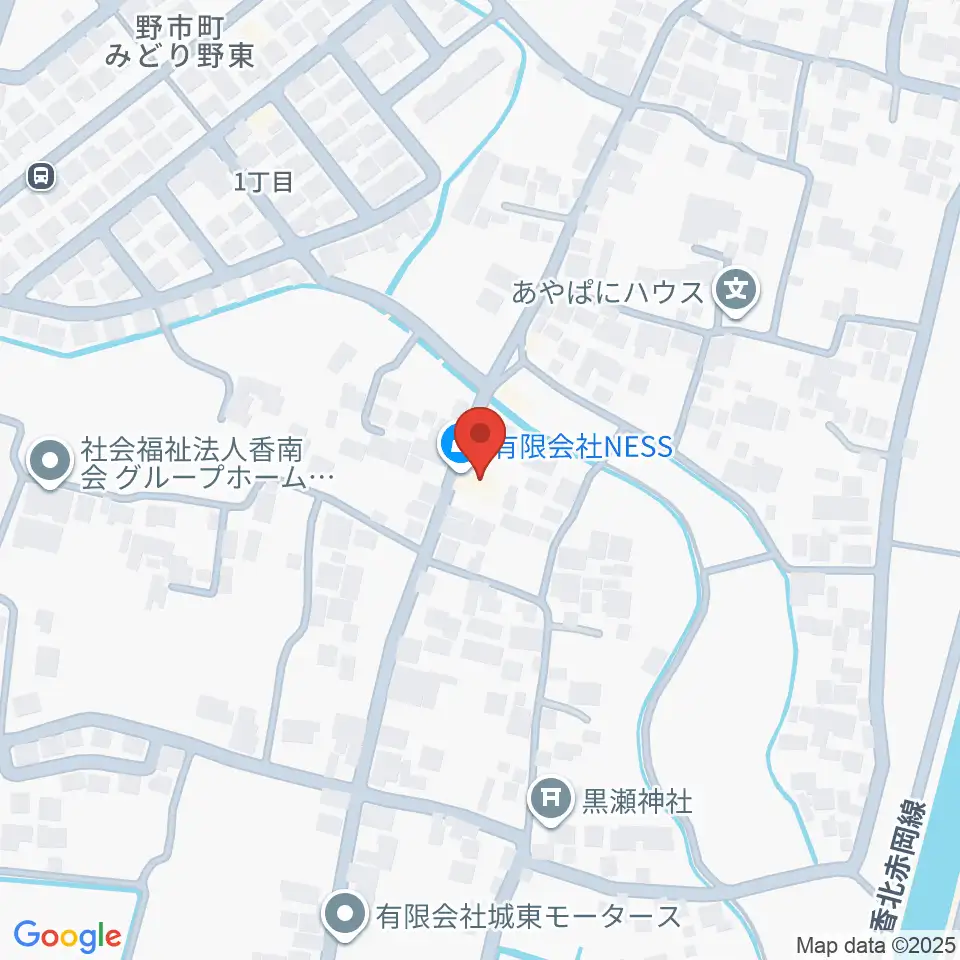 有限会社ネス・スタジオ周辺のホテル一覧地図
