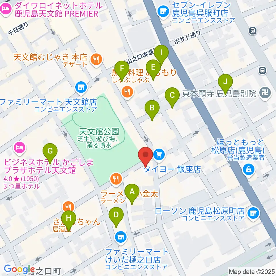 鹿児島スピードキング周辺のホテル一覧地図