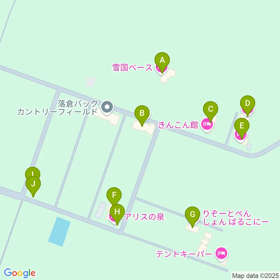 白馬アコースティック周辺のホテル一覧地図