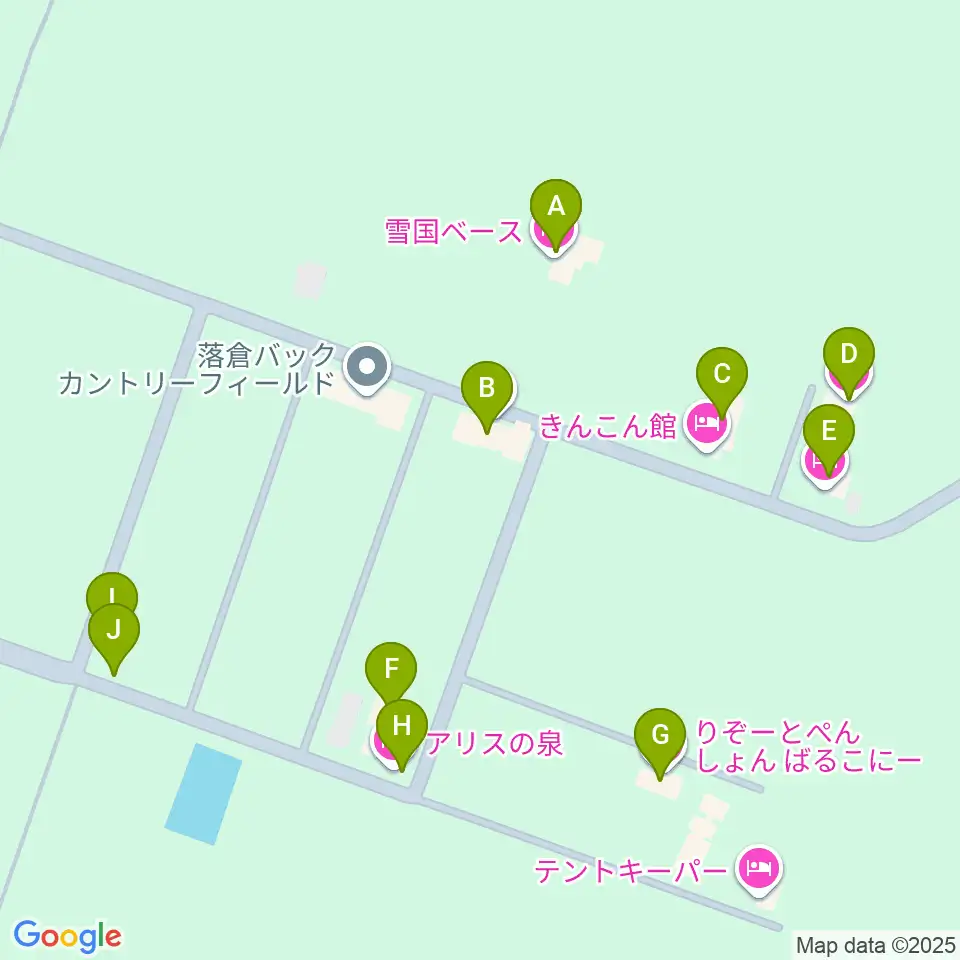 白馬アコースティック周辺のホテル一覧地図