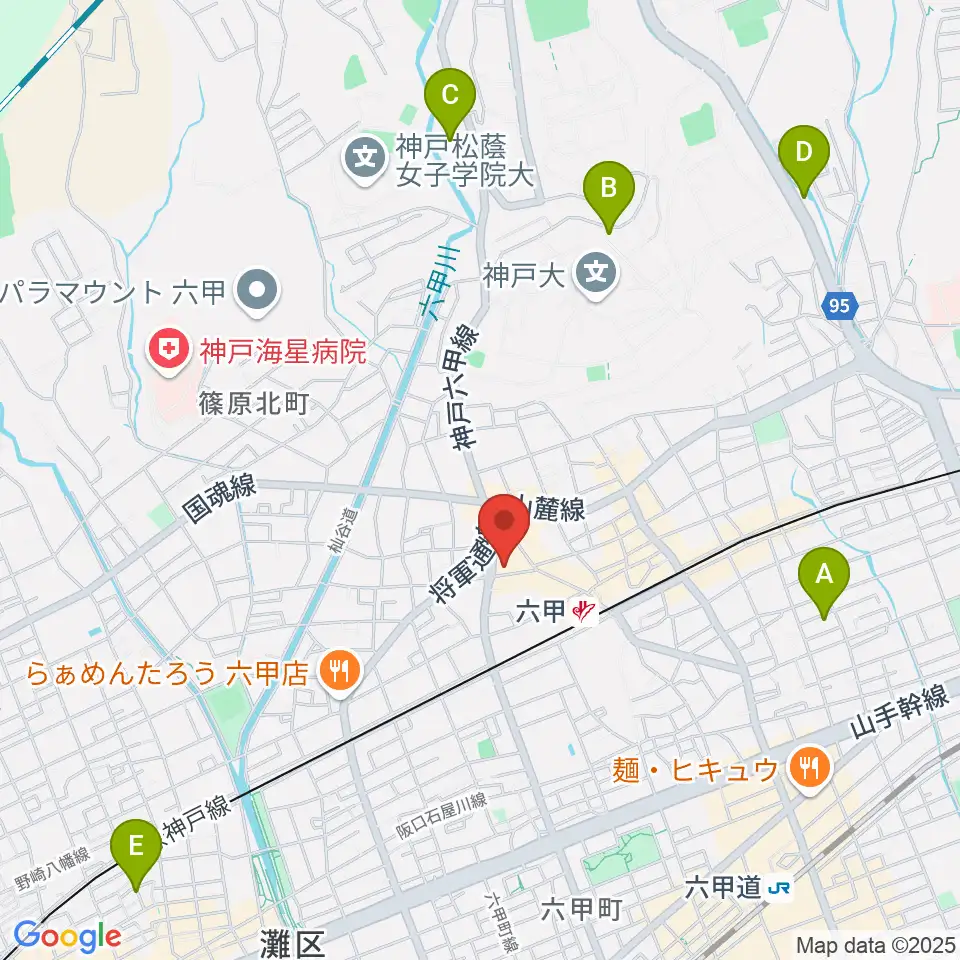 バイオリン工房 音屋周辺のホテル一覧地図