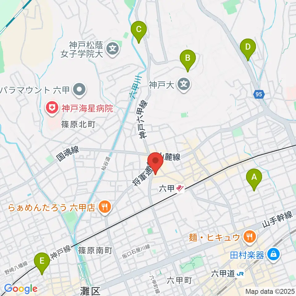 バイオリン工房 音屋周辺のホテル一覧地図
