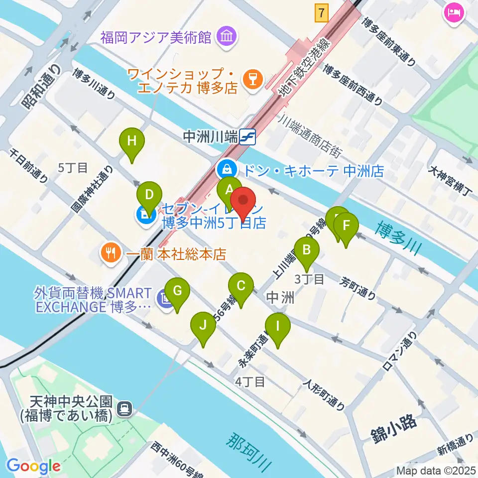 Gate's7周辺のホテル一覧地図