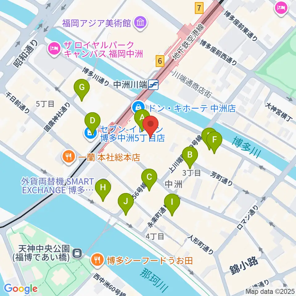 Gate's7周辺のホテル一覧地図
