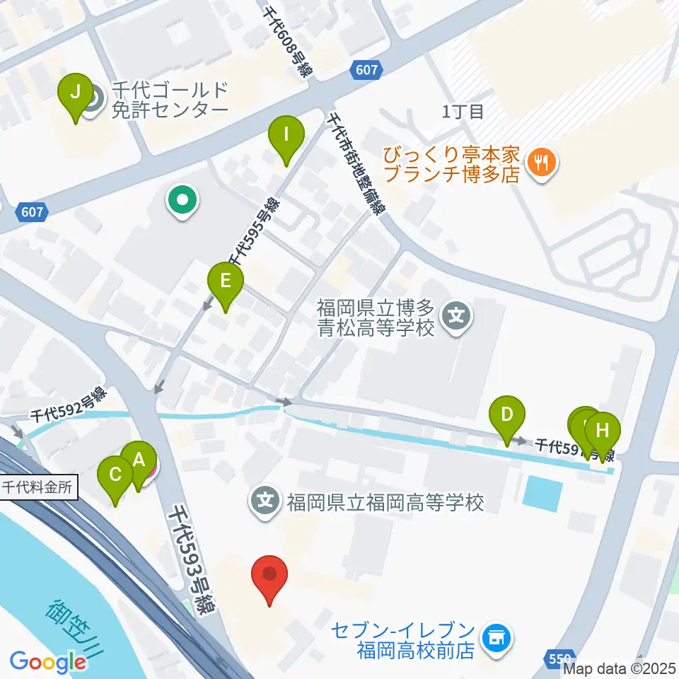石蔵酒造 博多百年蔵周辺のホテル一覧地図