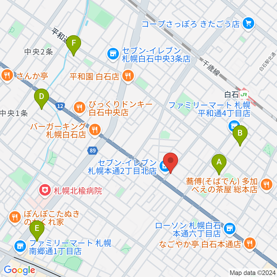 ピグスティー周辺のホテル一覧地図