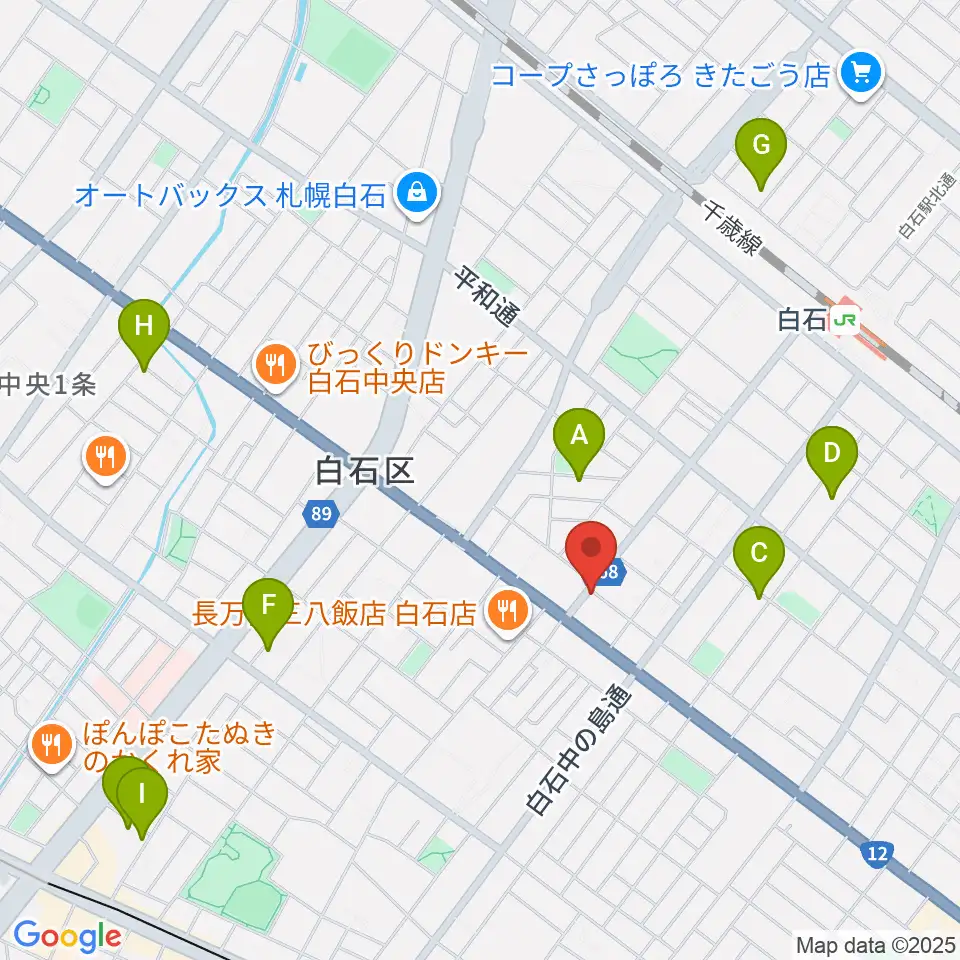 ピグスティー周辺のホテル一覧地図