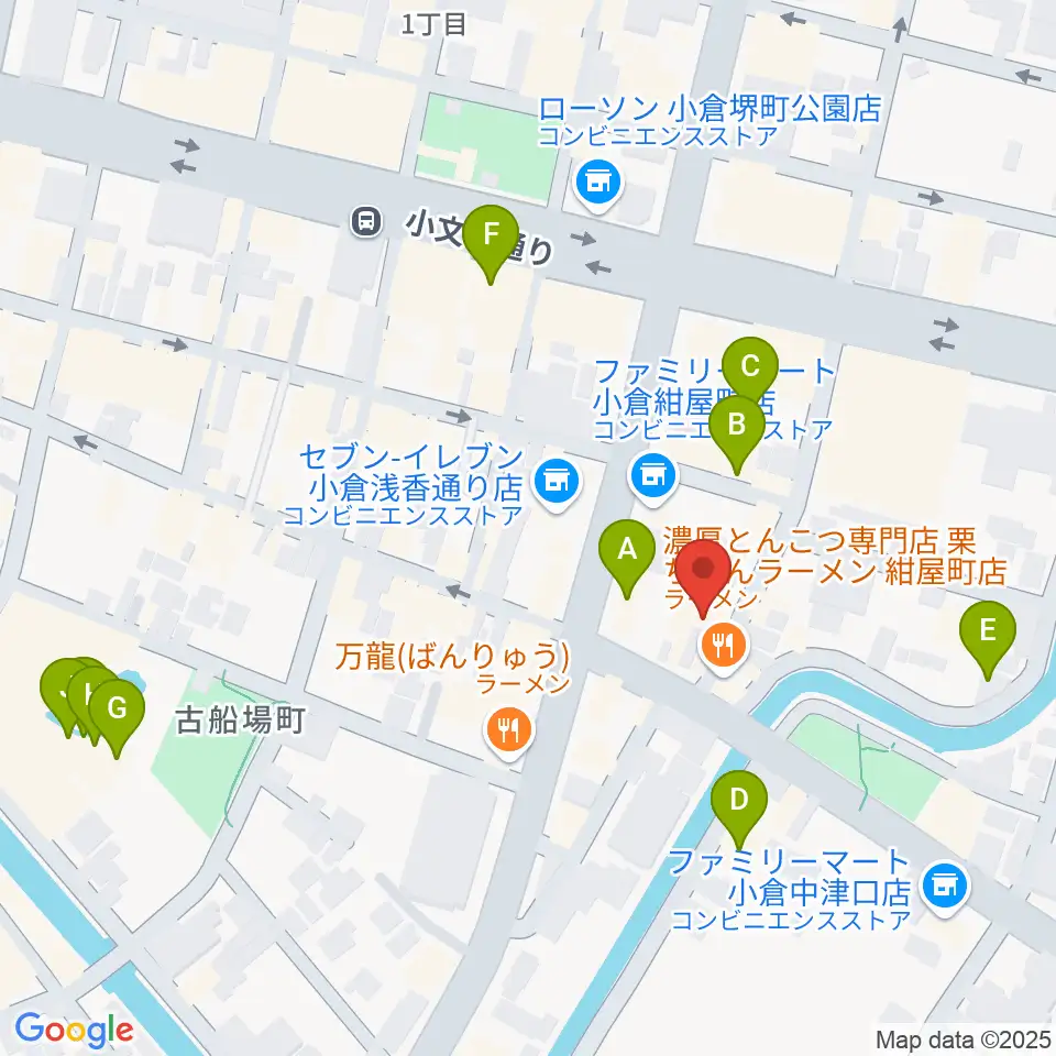 小倉フォークビレッジ周辺のホテル一覧地図