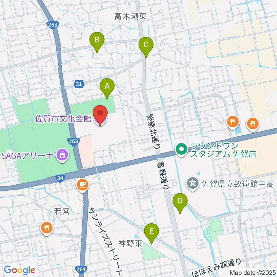 ミズ ウェルビー ホール周辺のホテル一覧地図